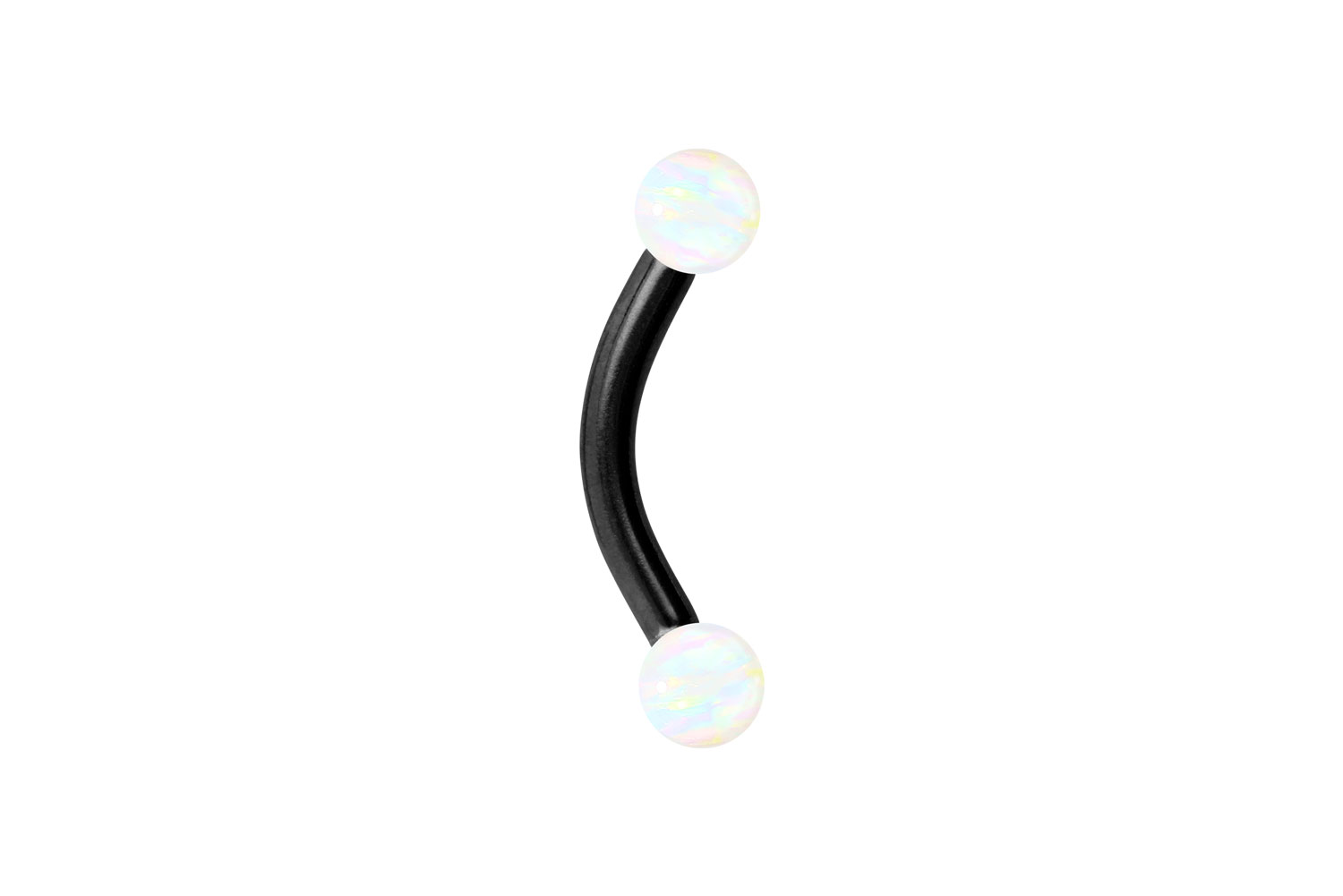 Titan Piercing Banane SYNTHETISCHE OPALE